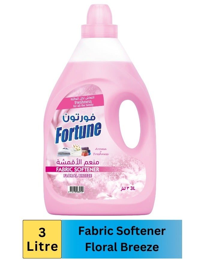 Fortune Fabric Softener Pink 3Ltr - Image 1