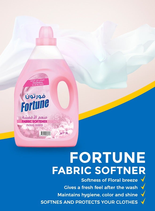 Fortune Fabric Softener Pink 3Ltr - Image 3