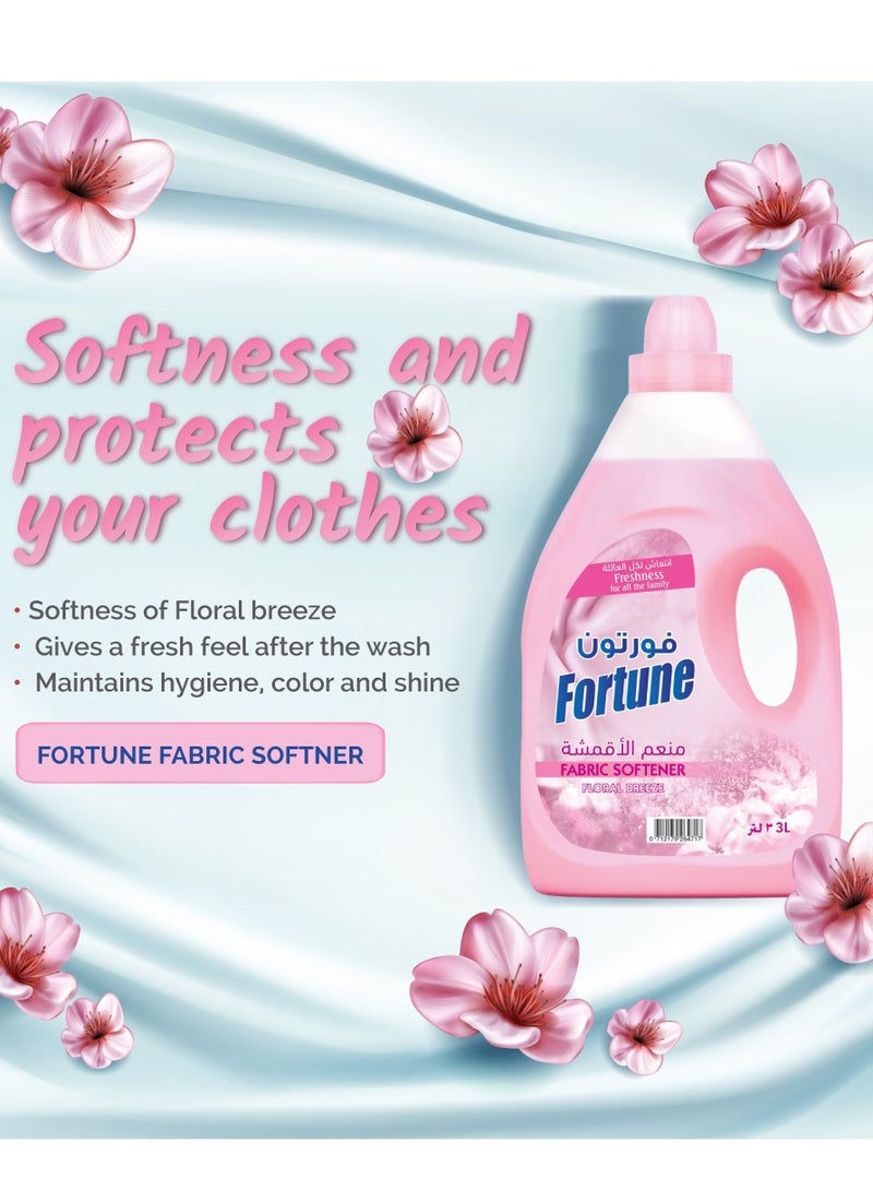 Fortune Fabric Softener Pink 3Ltr - Image 4