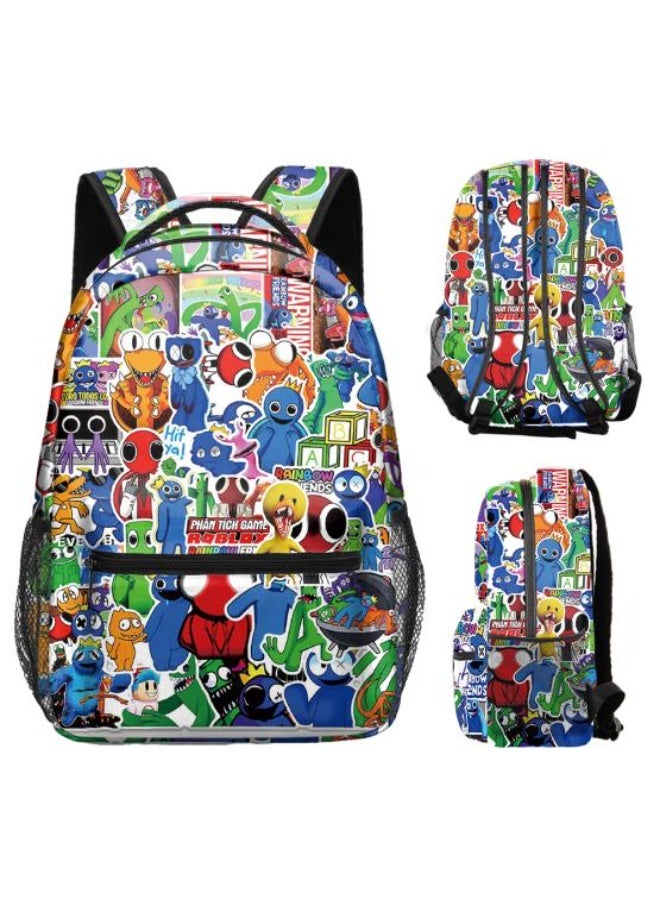 Personalized anime print backpack, unique style of travel - 1 - Image 1