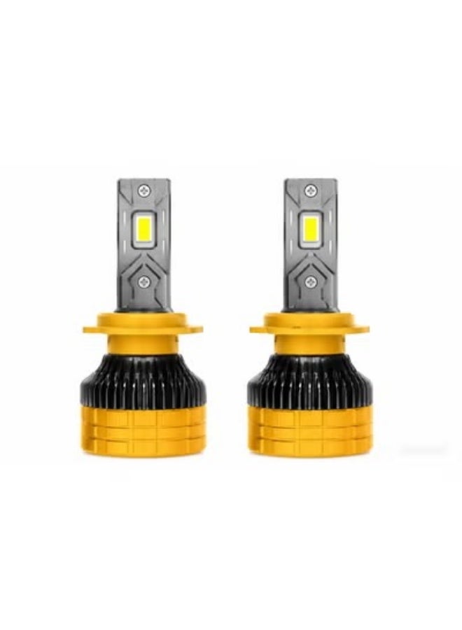 تاكبرو لمبات  switch LED أمامية للسيارة H1 – إضاءة فائقة السطوع – رؤية أوضح أثناء القيادة الليلية  (2 قطعة) - Image 1