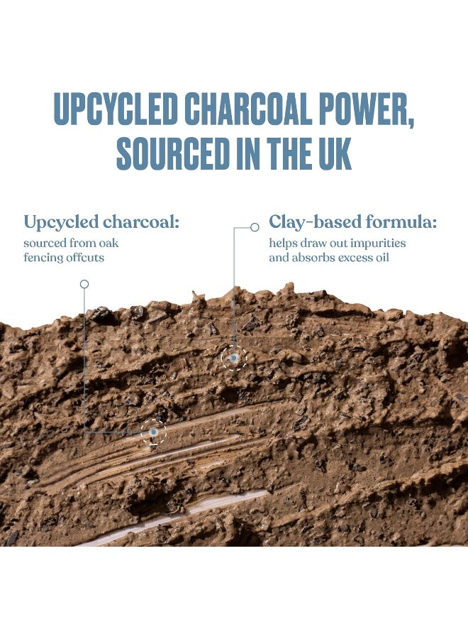 THE BODY SHOP قناع الفحم لتقليل المسام | مثبت سريرياً لتقليل المسام بشكل مرئي وتقشير البشرة | يمتص الزيت الزائد ويزيل الأوساخ والشوائب، 75 مل - Image 3