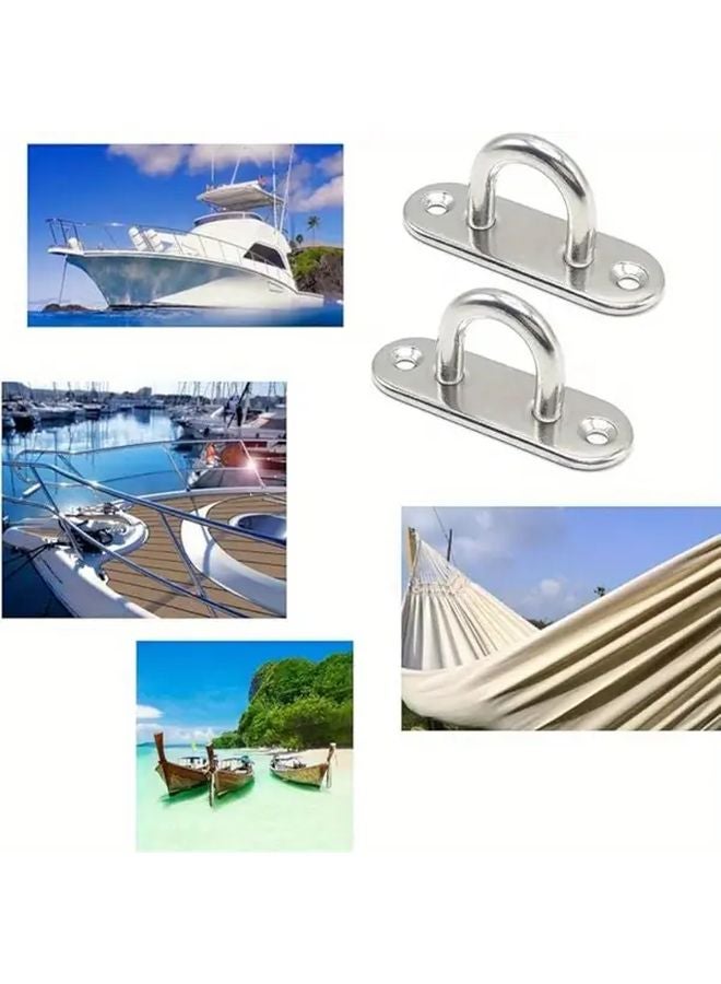 4 Pcs 304 Stainless Steel Ceiling Hooks Heavy Duty Marine Boat Accessories - Image 4