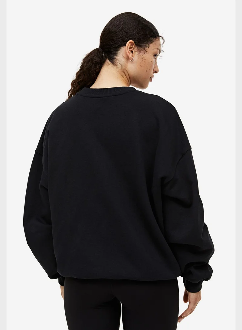 H&M Crew Neck Oversized Sweatshirt