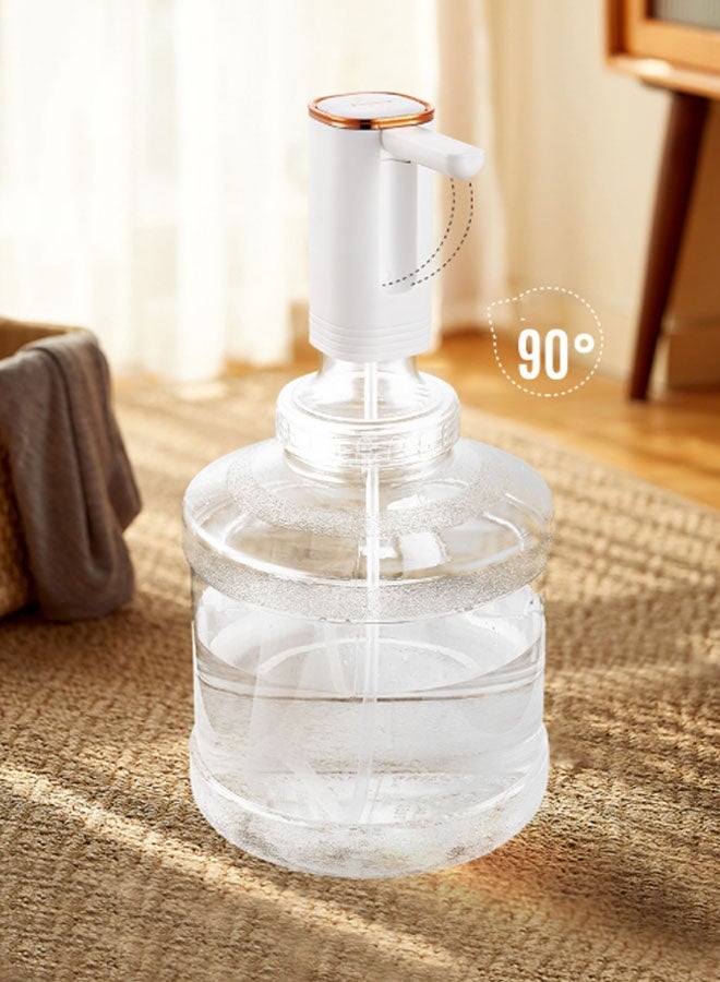 USB rechargeable portable foldable water pump for home use, suitable for 2-5 gallon or 5L/6L/10L bottled water, barrel water, suitable for home, kitchen, living room, office, camping, travel and other scenarios. - Image 3