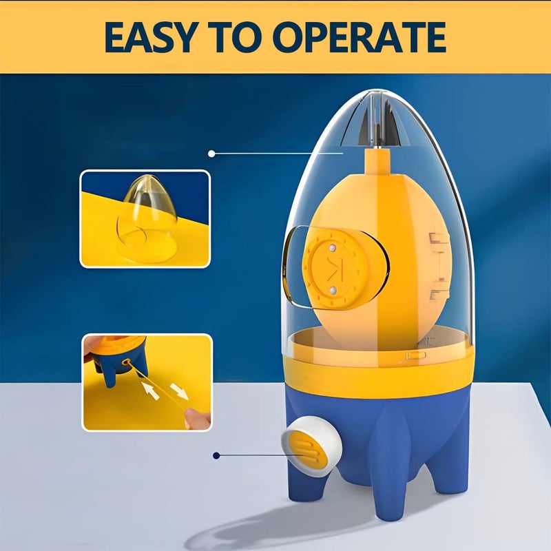 Calidaka Egg Yolk Mixer with Pulling Rope, Egg Scrambl-er Shaker, Quick Golden Manual Egg Maker,Egg Homogenizer Manual Puller Egg Shaker for Kitchen Mixing Egg Whites and Yolks - Image 5
