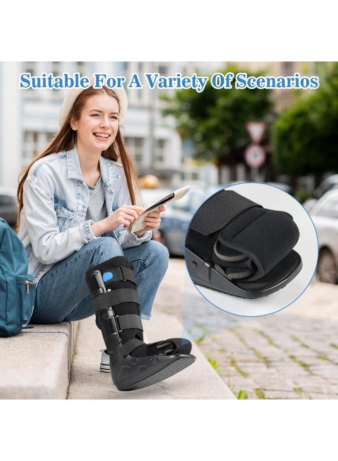 Arabest Medibot Air Cam Walker Tall Fracture Boot, Medical Recovery Walking Boot for Broken Foot, Sprained Ankle, Fractures, Adjustable Air Bladders, Universal Fit for Men & Women, Left or Right Foot(Medium) - Image 5