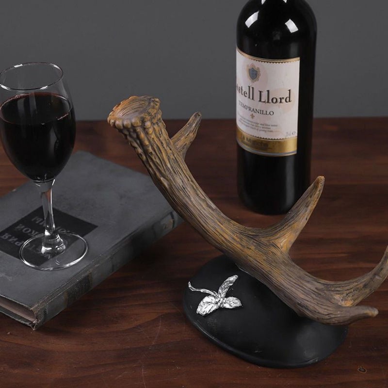 Creative Deer Antler Wine Rack - Image 4