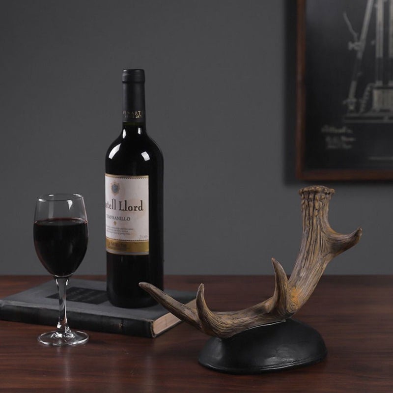 Creative Deer Antler Wine Rack - Image 3