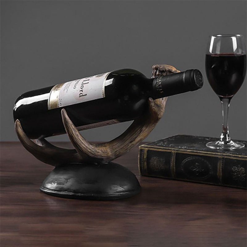 Creative Deer Antler Wine Rack - Image 1