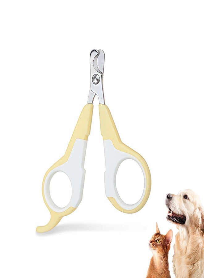 Histotree Yellow Cat Nail Clippers Cat Claw Clippers Cat Toenail Clippers Professional Pet Nail Tool for Small Cats Dogs Animals - Image 1
