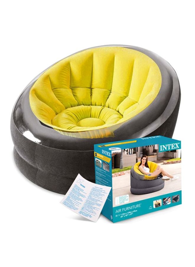 INTEX Empire Beanbag Yellow/Grey - Image 2