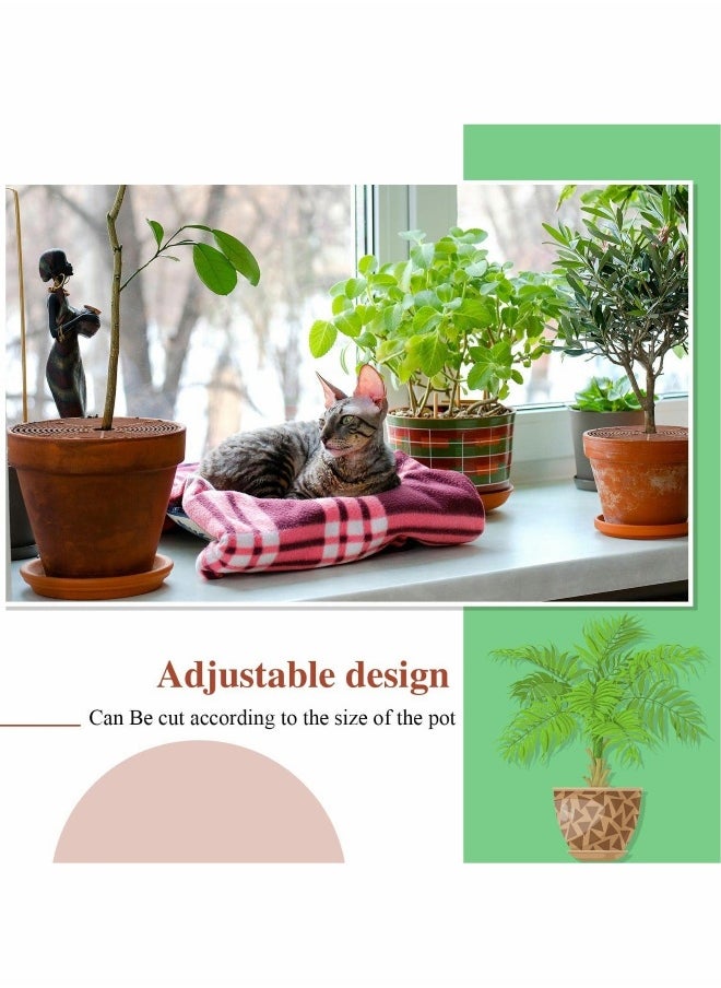 Generic Plant Pot Grid with Center Cutout Cuttable Flower Cover Soil Protectors TERRIFI from Animals Safety Stake Cat Pet Digging Stopper Gardening 3 Pcs  - Image 4
