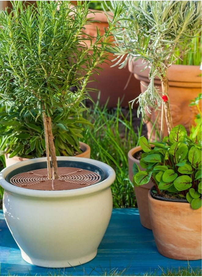 Generic Plant Pot Grid with Center Cutout Cuttable Flower Cover Soil Protectors TERRIFI from Animals Safety Stake Cat Pet Digging Stopper Gardening 3 Pcs  - Image 3