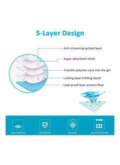 Golden Arrows Dogs Ultra Absorbent Pets Pee Pads With Leak Proof Moisture Locking Technology 50 Pcs - 90x60 cm  - Image 3