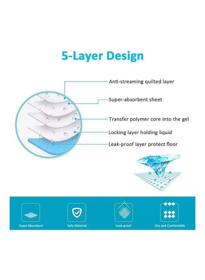 Golden Arrows Dogs Ultra Absorbent Pets Pee Pads With Leak Proof Moisture Locking Technology 50 Pcs - 90x60 cm - Image 3