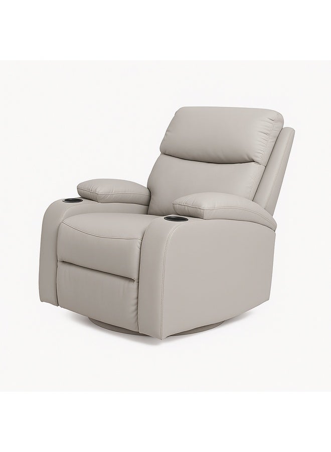 إن كي أكس أريكة مساحة كابينة فردية بسيطة لغرفة المعيشة وغرفة النوم وحامل أكواب متعدد الوظائف وكرسي هزاز مسطح متكئ - Image 2