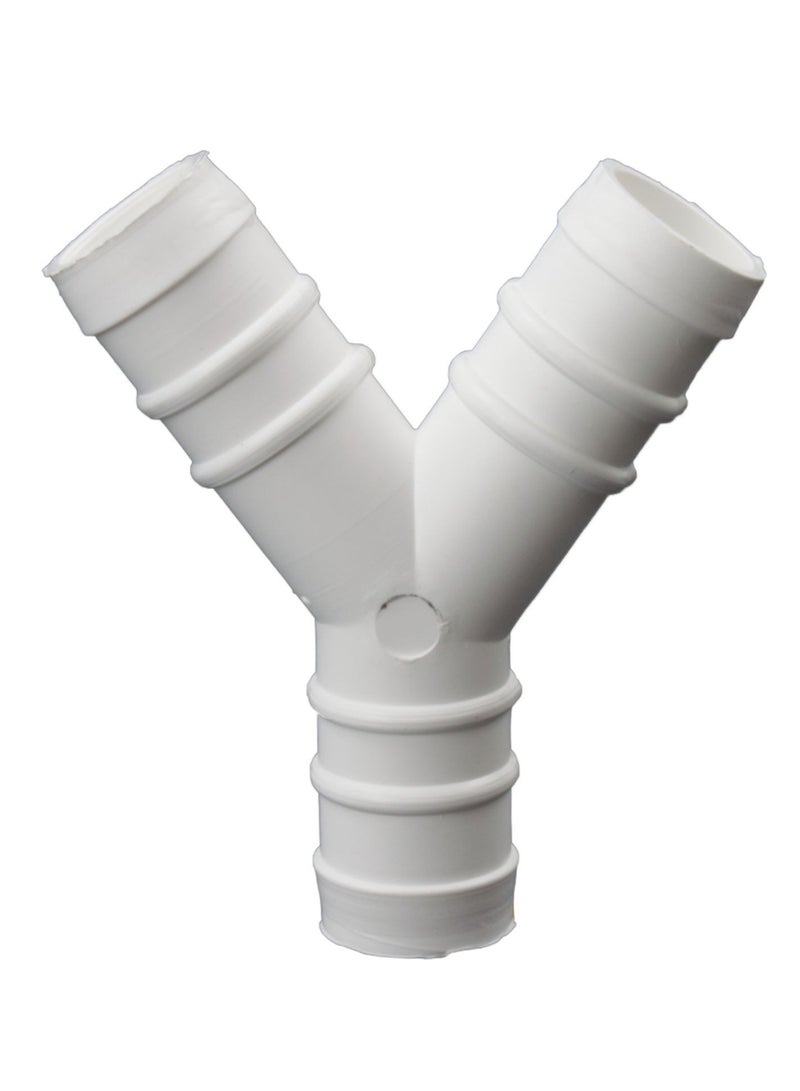 Drain Hose Adapter, 3/4 inch, White Plastic
