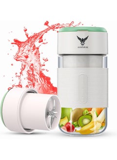 AAMSRAK Portable Blender 380ml - Personal Smoothie Maker for Juices, Protein Shakes - Mini Travel Blender with Powerful Blades, Leak-Proof Design & Easy Cleaning - Ideal for Home, Office & Gym  - Image 1