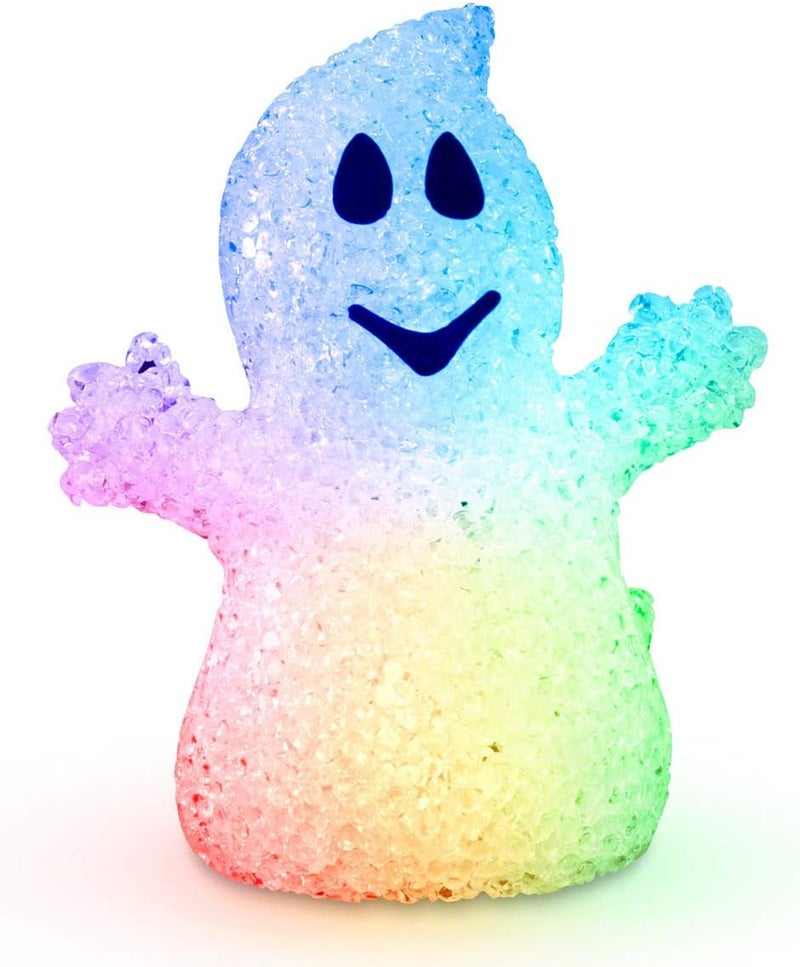 FlashingBlinkyLights Soft Glow Halloween Light Up Ghost Decoration with Color Change LEDs - Image 3