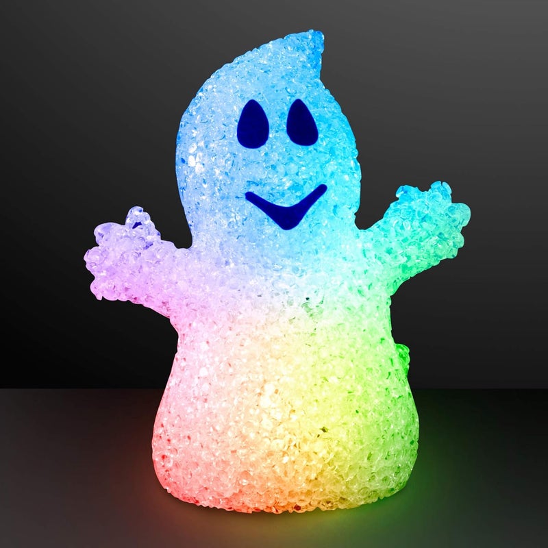 FlashingBlinkyLights Soft Glow Halloween Light Up Ghost Decoration with Color Change LEDs - Image 1