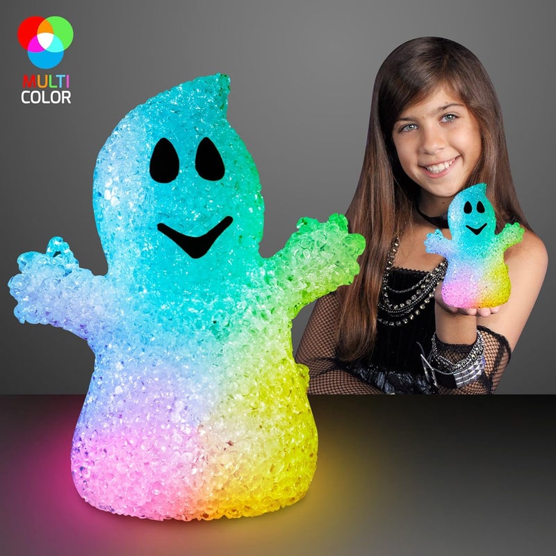 FlashingBlinkyLights Soft Glow Halloween Light Up Ghost Decoration with Color Change LEDs - Image 2