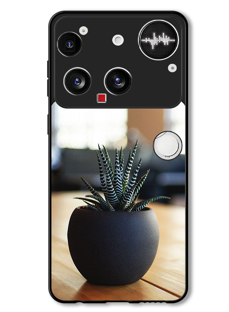 Theodor Case Compatible with Nothing Phone (3) 6.67 Inch Protection Shockproof Bumper Cover houseplant_pot_table - Image 1