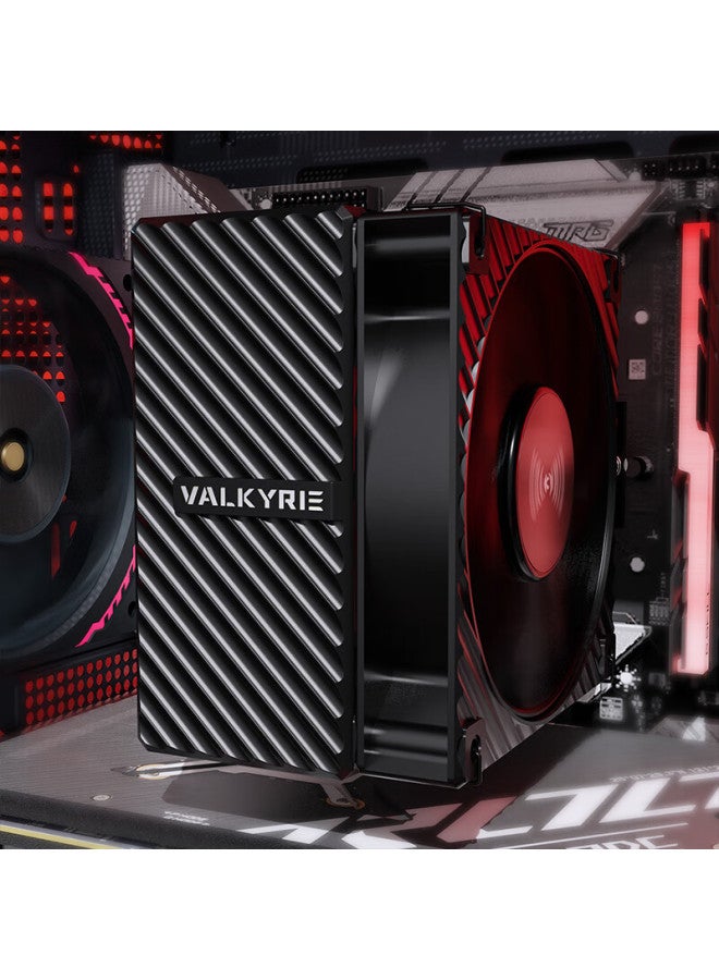 Valkyrie Cq125 Black Vk Cpu Air Cooler Reverse Gravity Six Heat Pipes Direct Touch 12cm Fan Compatible With Lga1700/1851 Am5 - Image 4