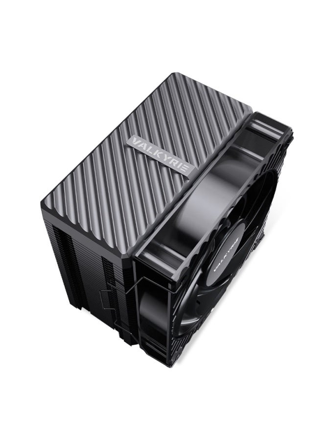 Valkyrie Cq125 Black Vk Cpu Air Cooler Reverse Gravity Six Heat Pipes Direct Touch 12cm Fan Compatible With Lga1700/1851 Am5 - Image 1