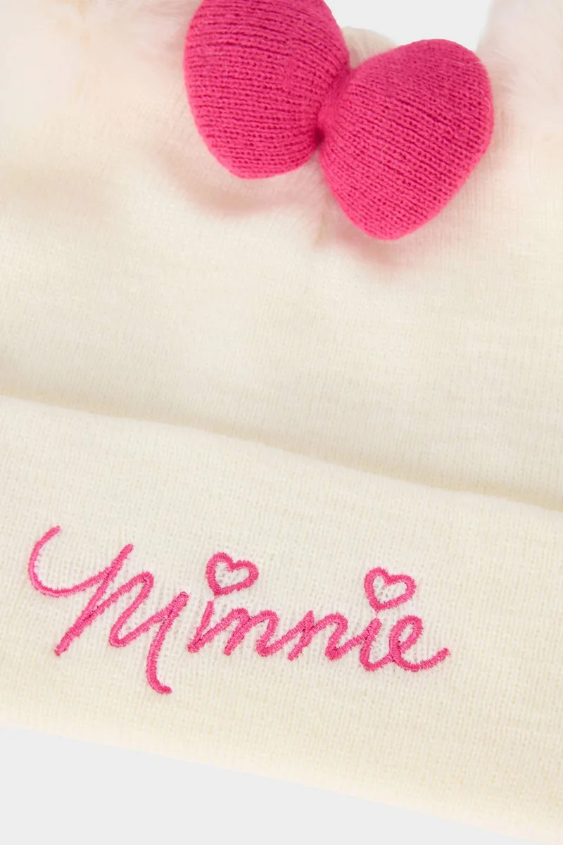 ديفاكتو Girl Embroidered Mickey &amp; Minnie Licensed Beret
