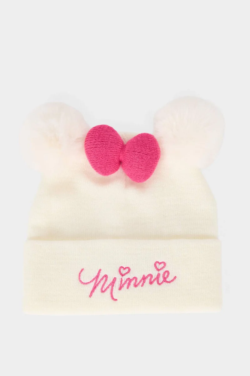 ديفاكتو Girl Embroidered Mickey &amp; Minnie Licensed Beret