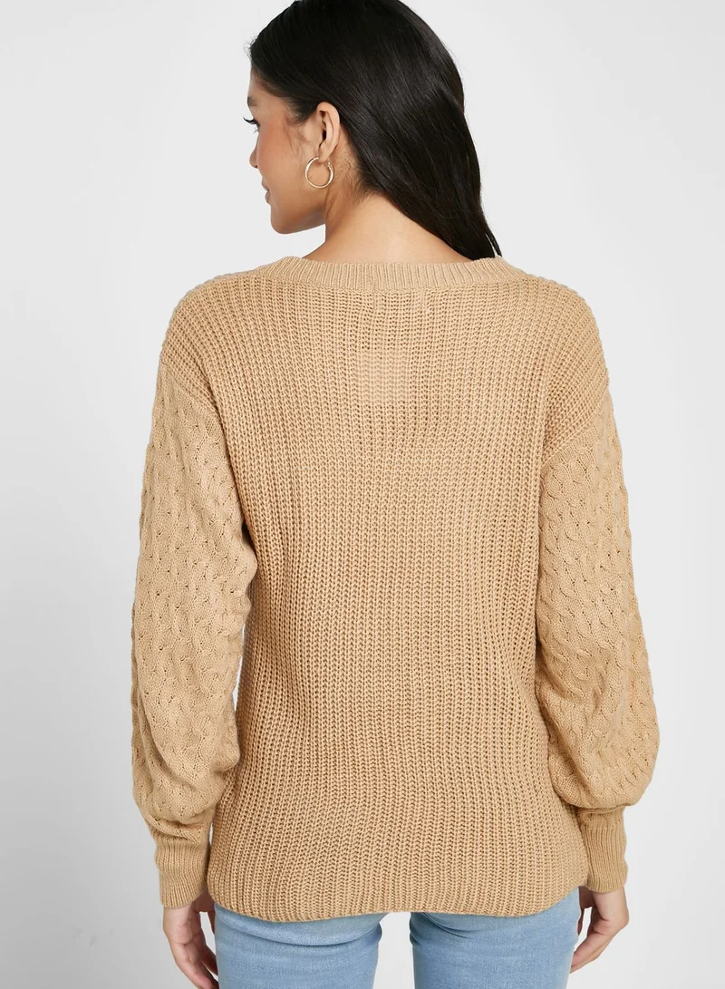 ELLA Classic Textured Sweater