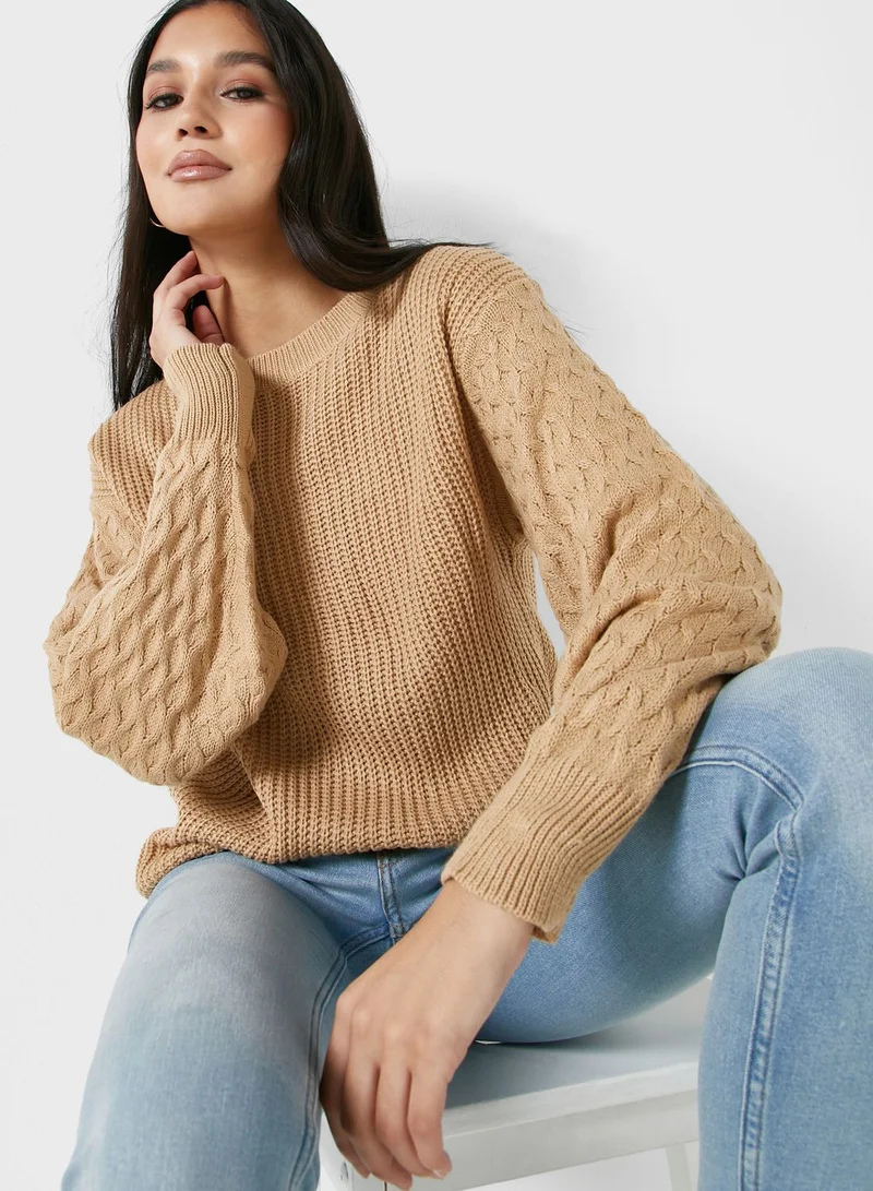 ELLA Classic Textured Sweater