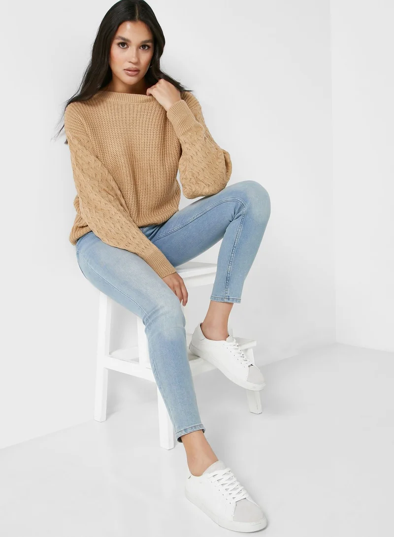 ELLA Classic Textured Sweater