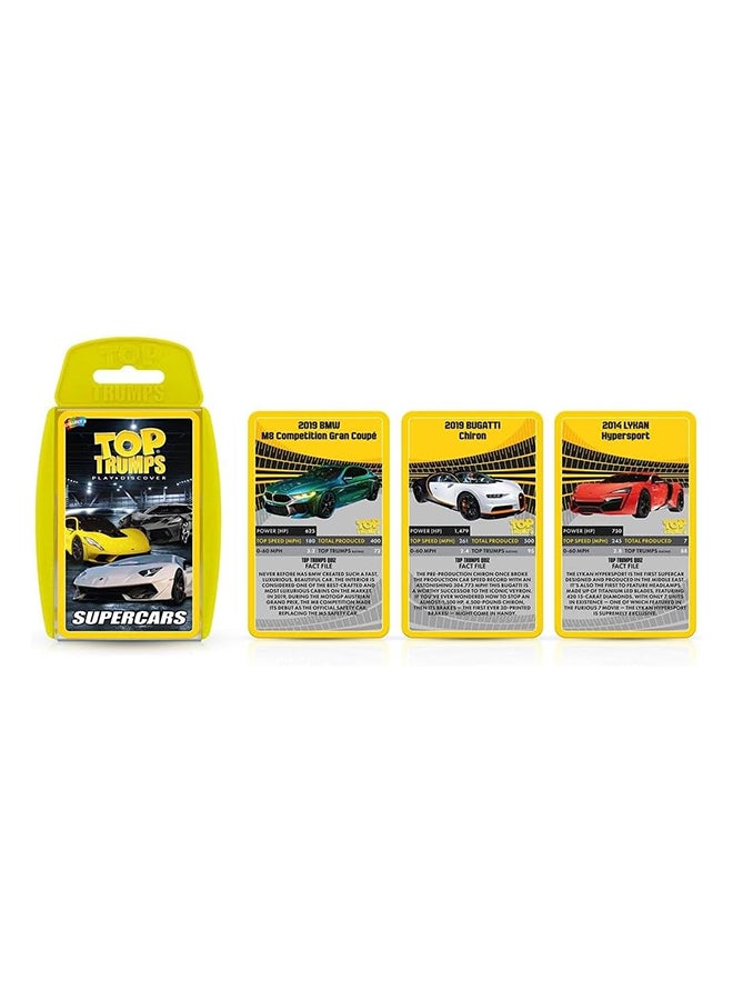 Winning Moves Toptrumps Super Cars Card - Image 3