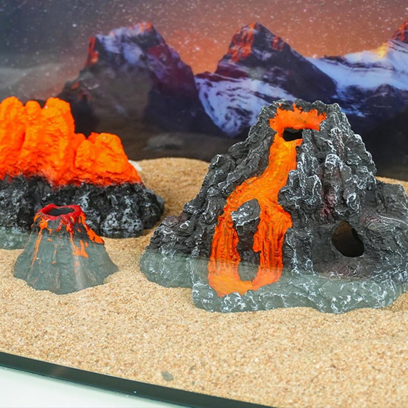 Tanks Volcanic Decoration for a Unique and Natural Underwater Oxygenation Accessories Pet Store Display - Image 3