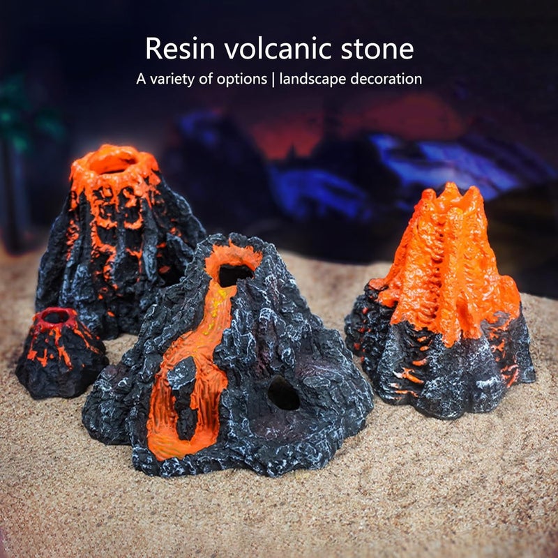 Tanks Volcanic Decoration for a Unique and Natural Underwater Oxygenation Accessories Pet Store Display - Image 2