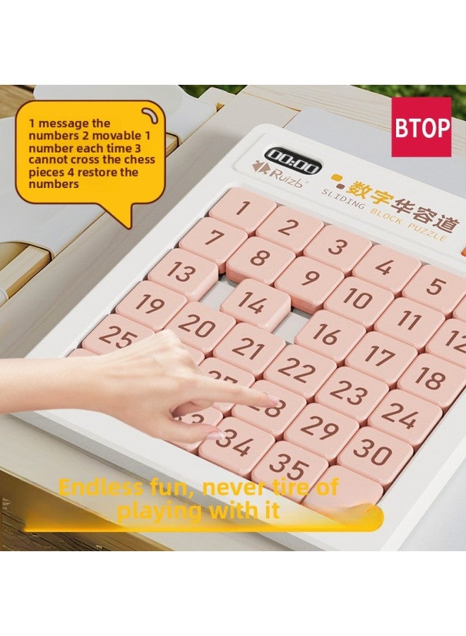 لعبة Sudoku Jiugongge Chessboard للأطفال في المرحلة الابتدائية لطلاب المدارس الابتدائية الرياضيات بعمر 5 سنوات، لعبة تدريب على التفكير المنطقي للدماغ - اللون: نسخة موقوتة المستوى 10 - أزرق يأتي مع بطارية + فرشاة - Image 4