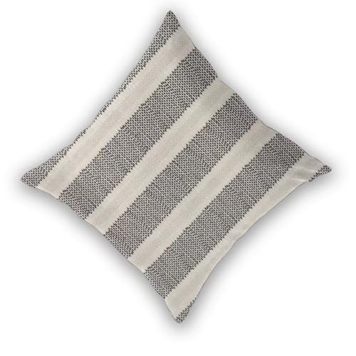 Sunshineyan Black Polka Dot Pillow Covers 18 x 18 Inch Set of 2 Boho Striped Decorative Outdoor Throw Pillow Covers Linen Modern Geometry Cushion Cases for Home Sofa Couch Livingroom Decor - Image 3