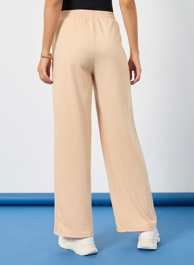 Styli Logo Detail Straight Leg Joggers