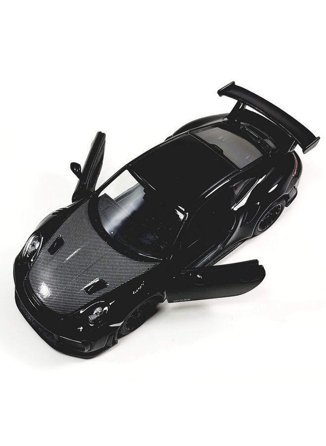 Kinsmart Kinsmart Porsche 911 Gt2 Triple Black Hard Top 1/36 Scale Diecast Car, Plastic, Metal  - Image 3