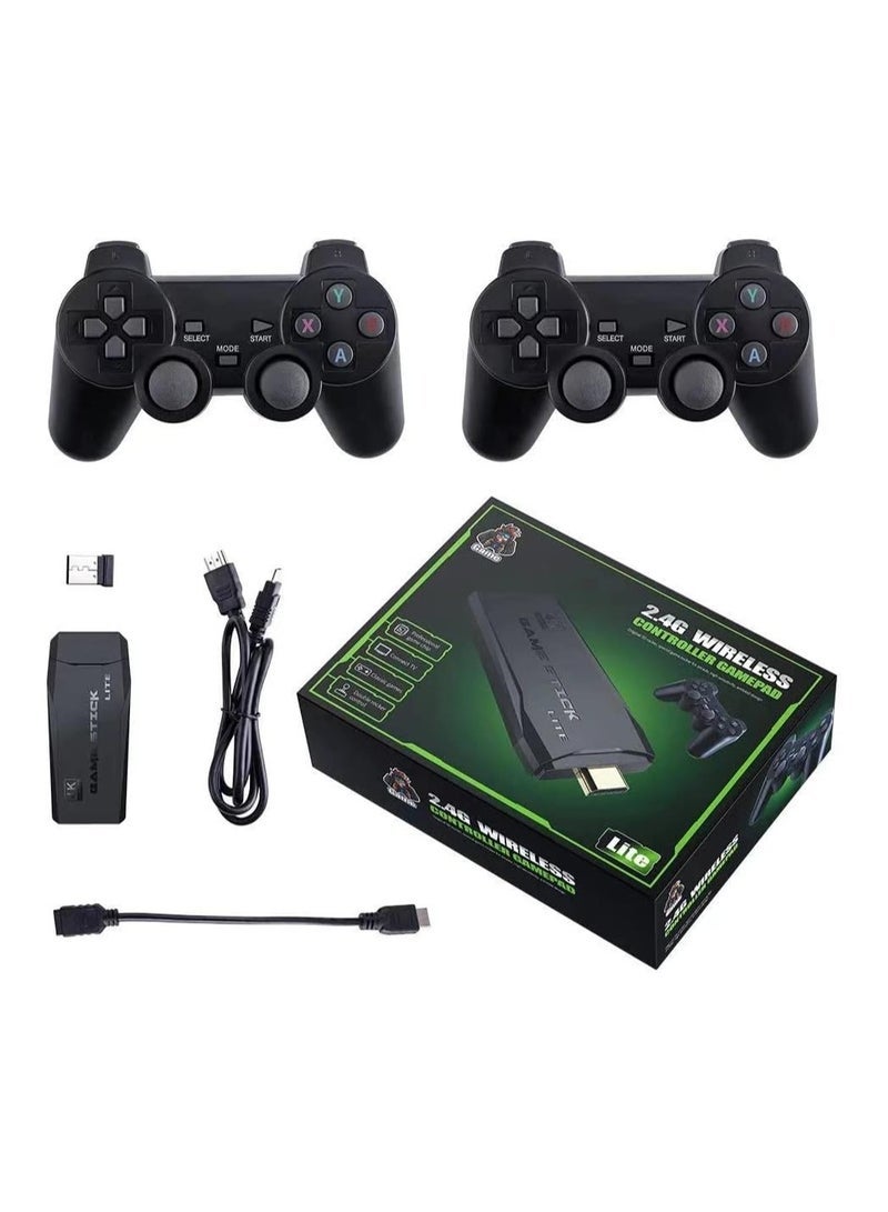 ELTERAZONE 64G Retro Game Console, HD Classic Game Console, 10000+ Built-in Games, 9 Emulators Console, HDMI Output TV Video Games, High Definition Game Console with Dual 2.4G Wireless Controllers - Image 1