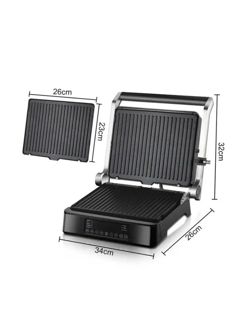 RAF - Professional steak machine, 2 in 1, black, 1800 watts, R.535, fast, with full control over the cooking degree, - Image 1