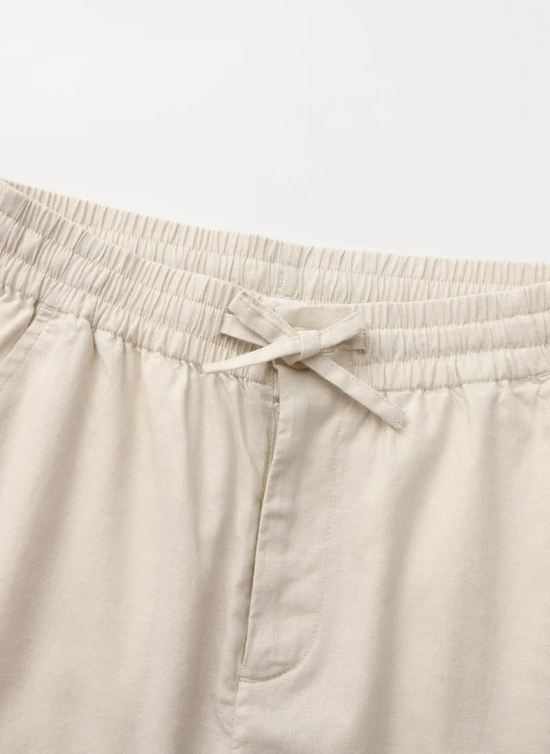 Balabala Beige Kids Boys Woven trousers for Men | Best Price UAE