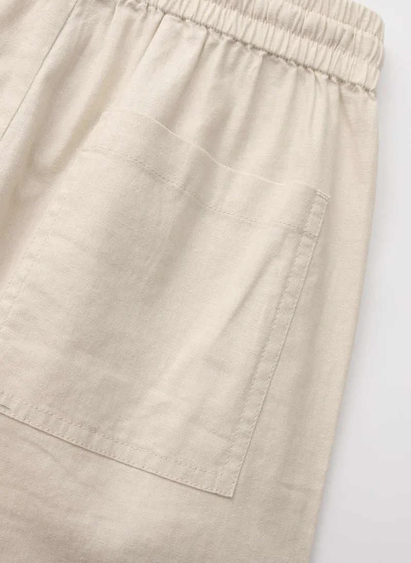 Balabala Beige Kids Boys Woven trousers for Men | Best Price UAE