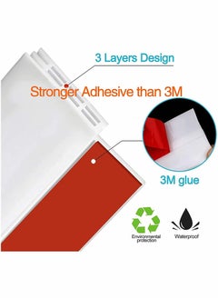 Y&D Door Seal Strip Draft Stopper, 2 Pack Under Blocker Insulator, Sweep Weather Stripping Noise Stopper Strong Adhesive 37inch Length  - Image 4