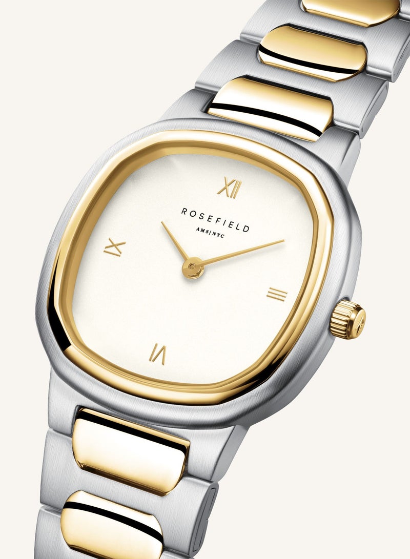 روزفيلد جايا رومان مؤشرات ذهب فولاذ حزام ثنائي اللون - Image 5