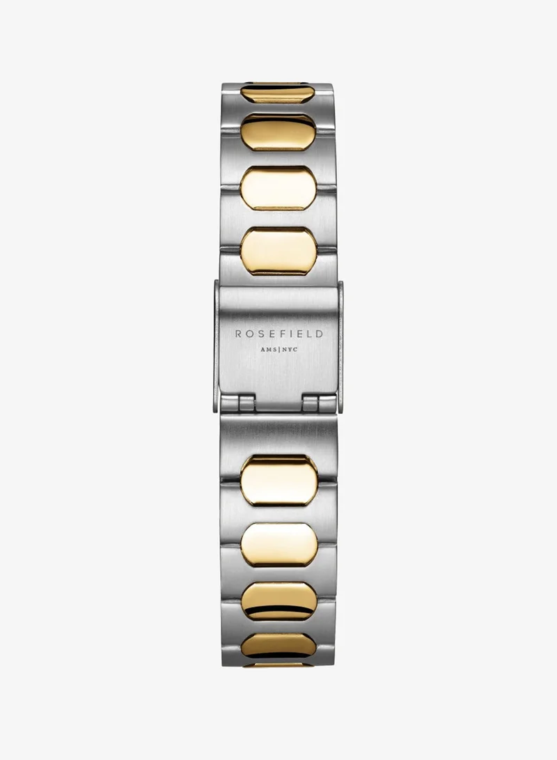 Rosefield  Gaia Roman Indexes Gold Steel Strap Duotone - ORCDSD-OR03 for Women | Best Price UAE