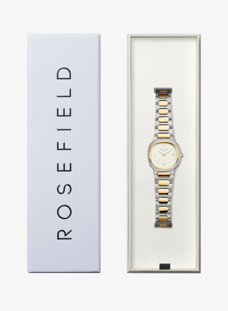 RoseField Gaia Roman Indexes Gold Steel Strap Duotone - ORCDSD-OR03 - Image 3