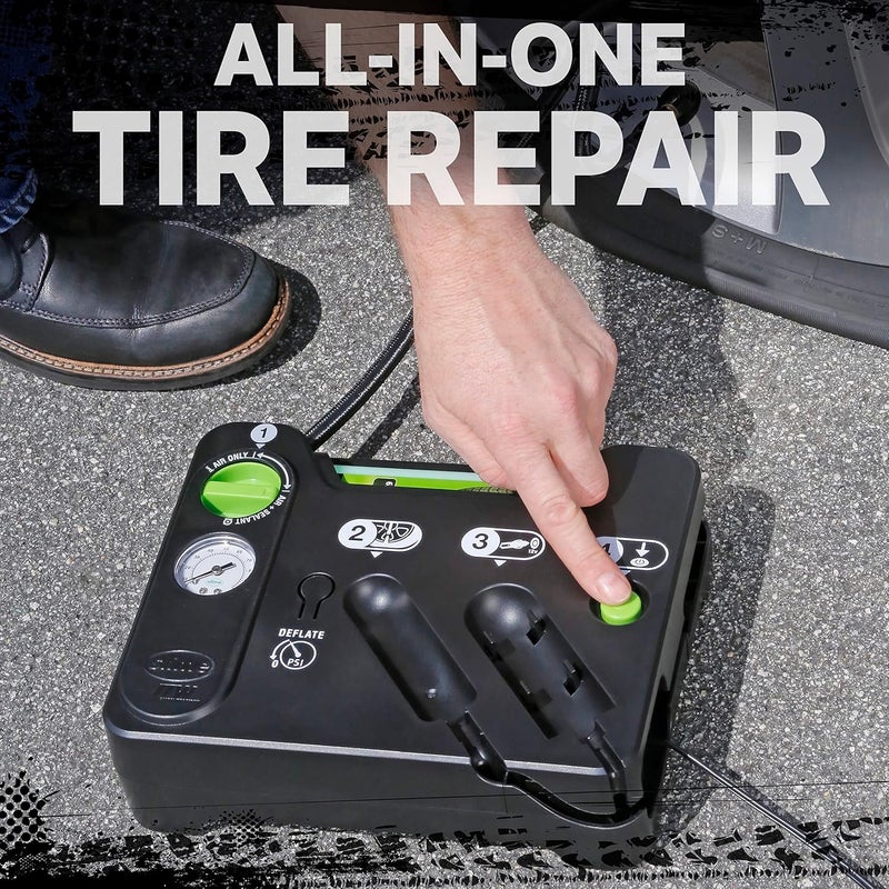 Slime 50129 Flat Tyre Puncture Emergency Kit with Sealant and Tyre Inflator Pump - Image 3
